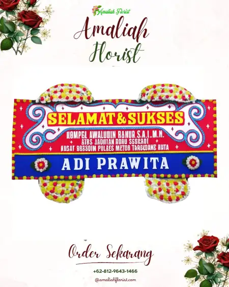 Papan Bunga Ucapan Selamat Batangan